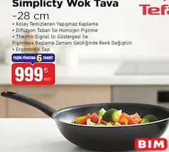 TEFAL SİMPLİCTY WOK TAVA 28 CM